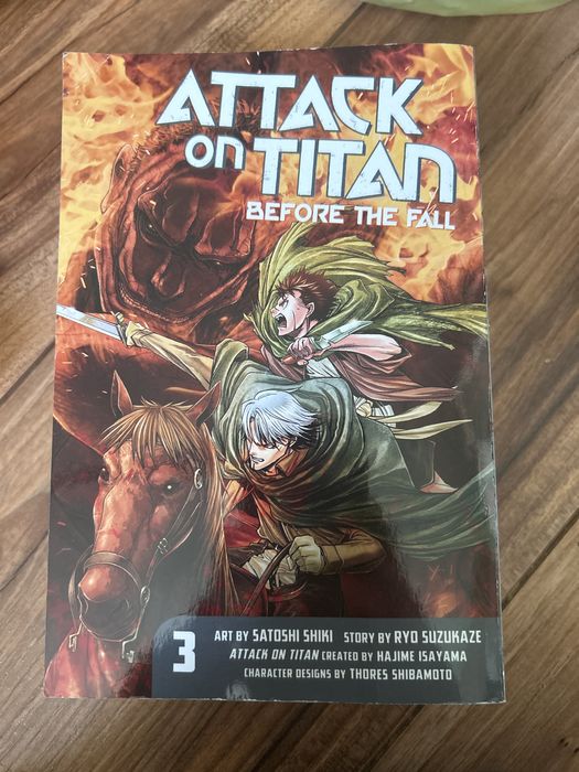 Manga attack on titan before the fall