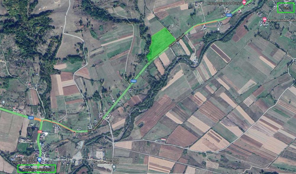 Teren intra si extravilan in Vad, Copalnic-Mănăștur, Maramures