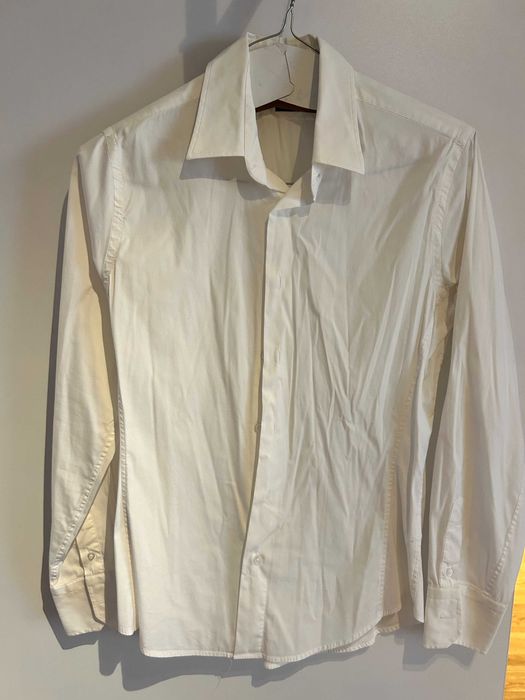 3 едноцветни ризи Benetton, Zara x 2 + раирано сако H&M