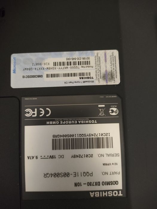 Computer All-in-One Toshiba Qosmio DX730-10N