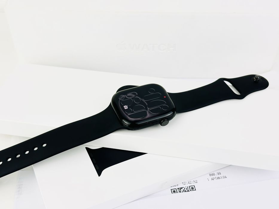 Apple Watch 10 46mm GPS Jet Black 100% Батерия! 2г. Гаранция!