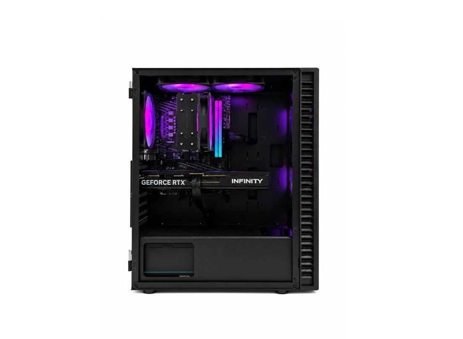 Компютър За Игри! RTX 5060, AMD Ryzen 5 5600, SSD 1ТВ, 16 RAM
