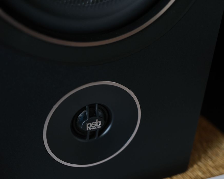 PSB Alpha P5 Bookshelf, Hi-Fi тонколони, букшелф, Black Ash, като нови