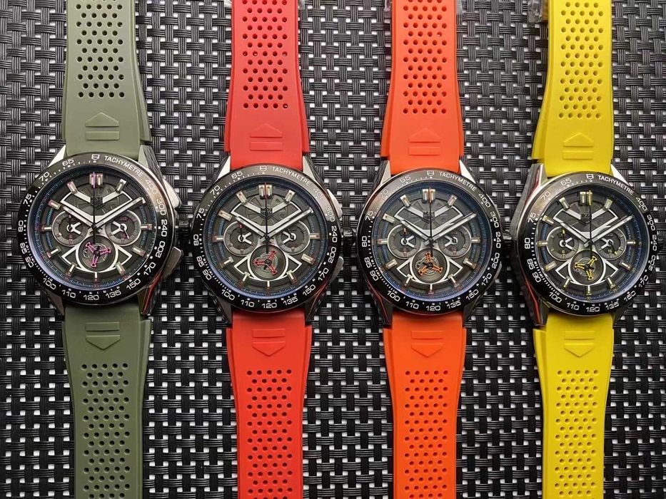 Ceas de bărbați cu quartz TAG Carrera Caliber Shanghai