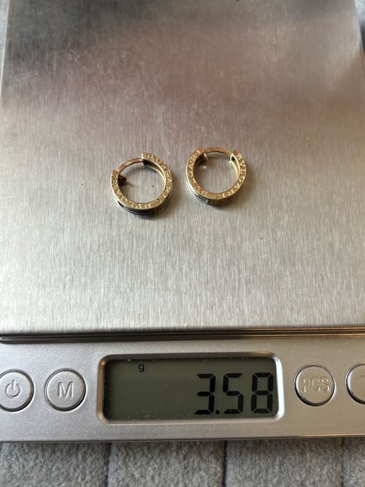 Златни обеци Булгари 3.58 14к