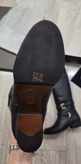 Cizme din piele naturala, Massimo Dutti