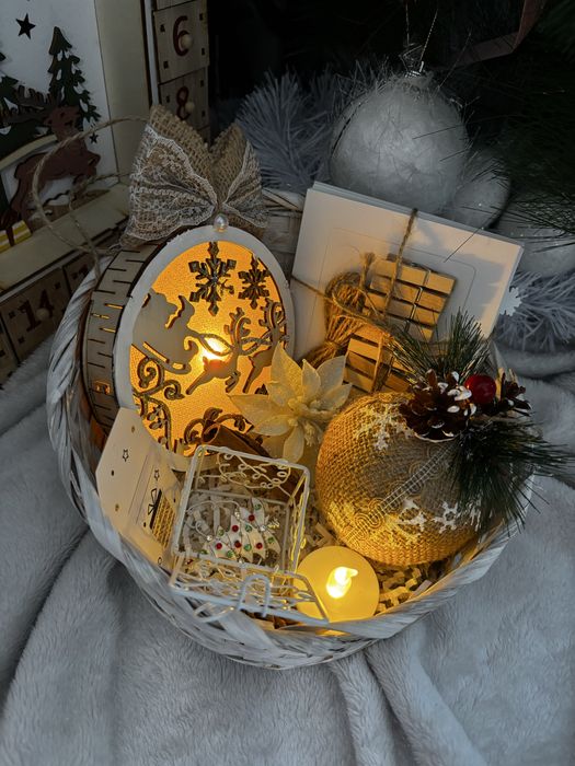 Коледна кошница handmade