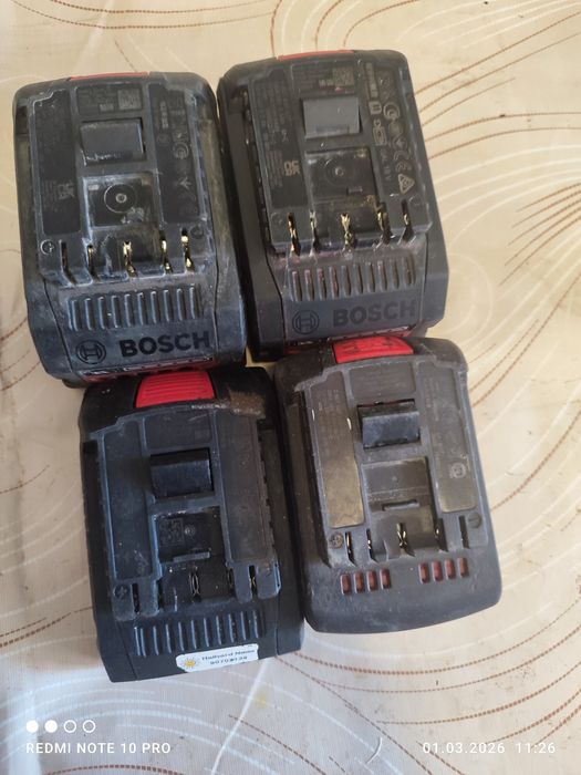 Acumulatori Bosch 6ah,5,5ah,și 4ah