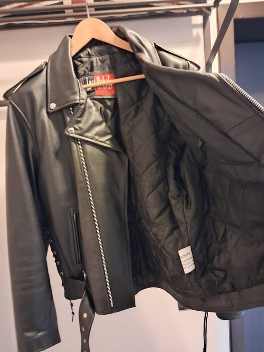 Geaca de motor Last Rebels, piele de vita, model clasic, noua.