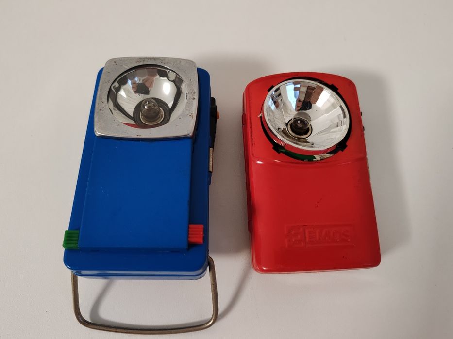 Set 2 lanterne de buzunar metalice retro