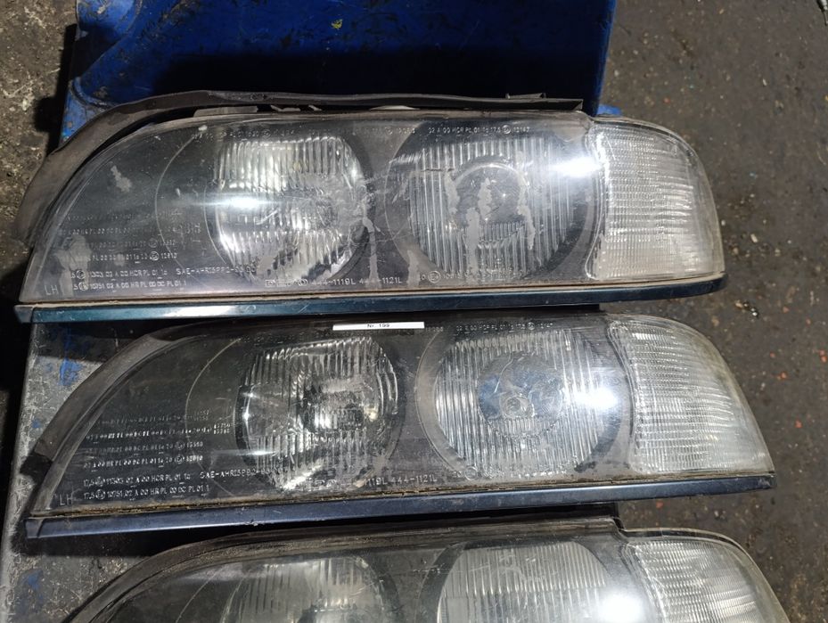 Фары левые на BMW E39 из Германии