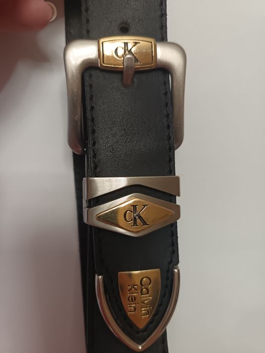 Черен колан на Calvin Klein  размер 110