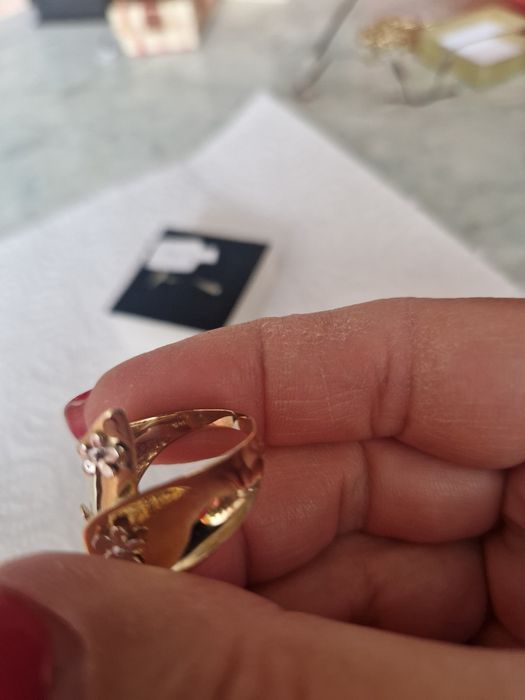 Inel dama aur 14k