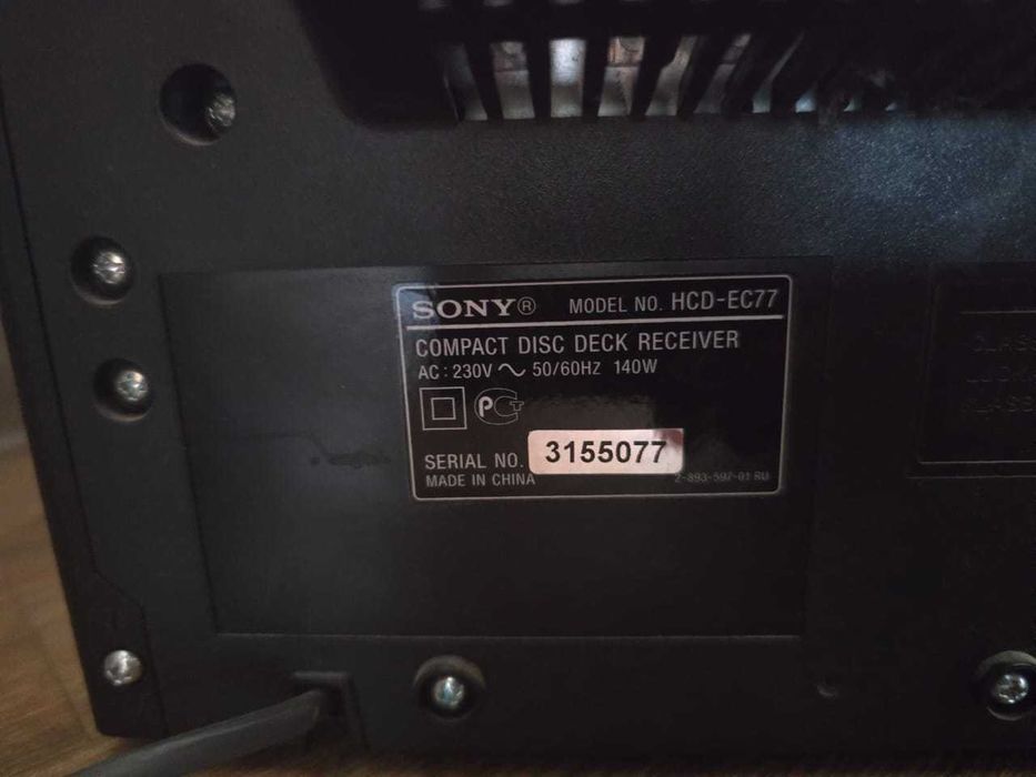 Музыкальный центр Sony 77
