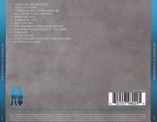 CD U2 - Songs of Experience 2017