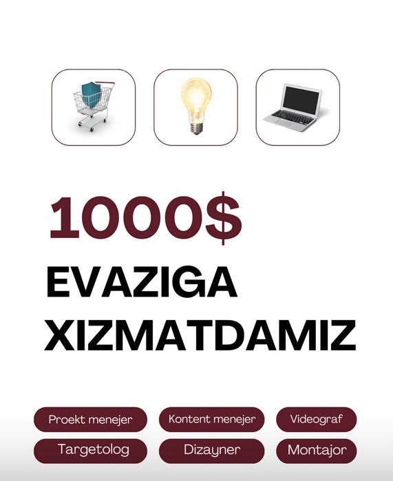 SMM Xizmati, Tashkent(kafolatlangan)