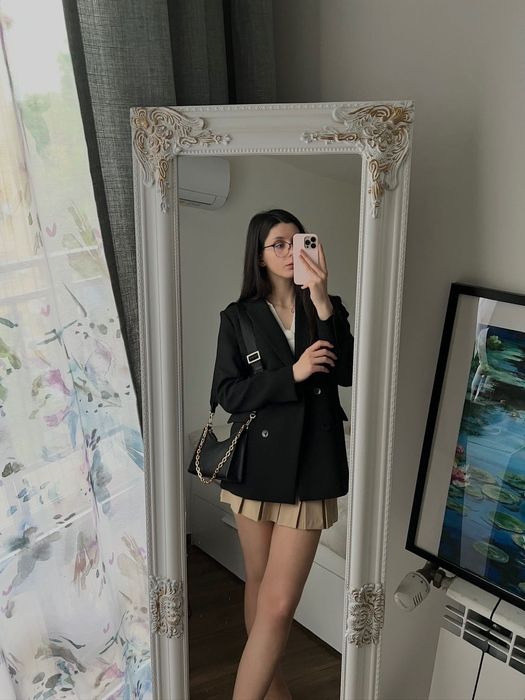 Черна чанта Манго | Black handbag Mango