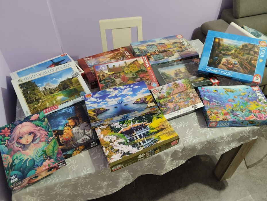 Пъзели 1000, 1500, 2000 части
