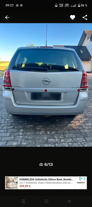Opel Zafira B 1,7 CDTI -Diesel