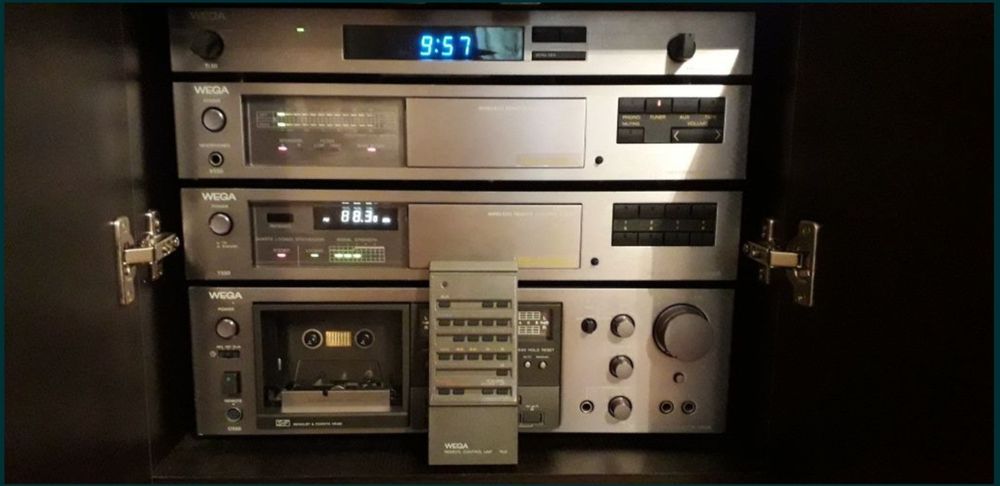 Wega Sony linie amplificator radio casetofon