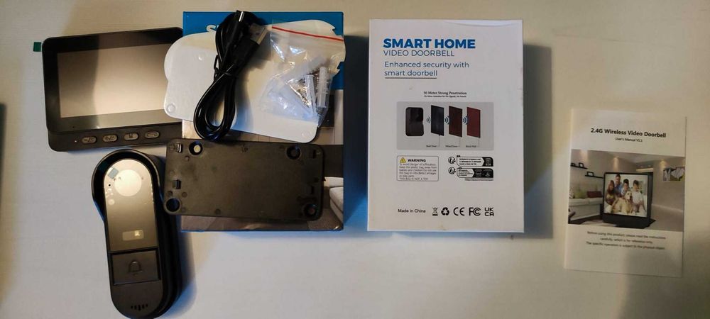 Sonerie video fara fir, de exterior, captureaza imagini, mod noapte