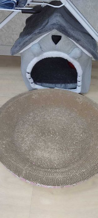 Когтеточка + кошачий дом