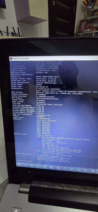 Laptop ASUS  model  S550CM an 2013