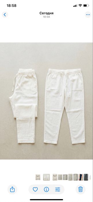 Новые льняные брюки Esmara-100%  лен(оригинал)