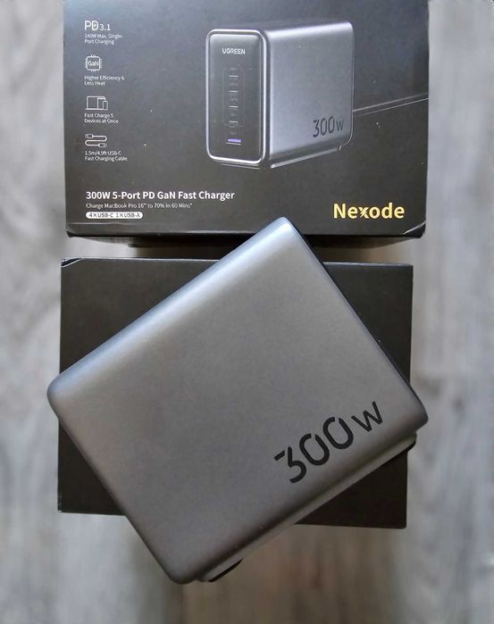 300W UGREEN Nexode USB-C зарядно устройство