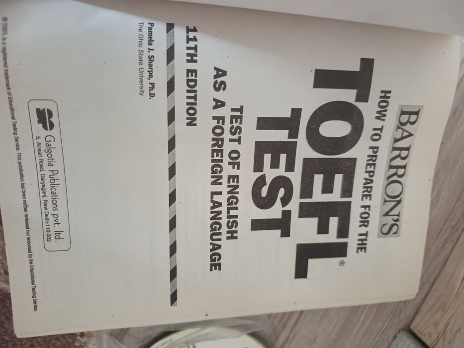 Продаётся TOEFL 11th ed Barron's