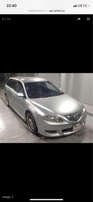 Мазда 6 Mazda 6 Atenza универсал 2002-07 год, из Японии по запчастям