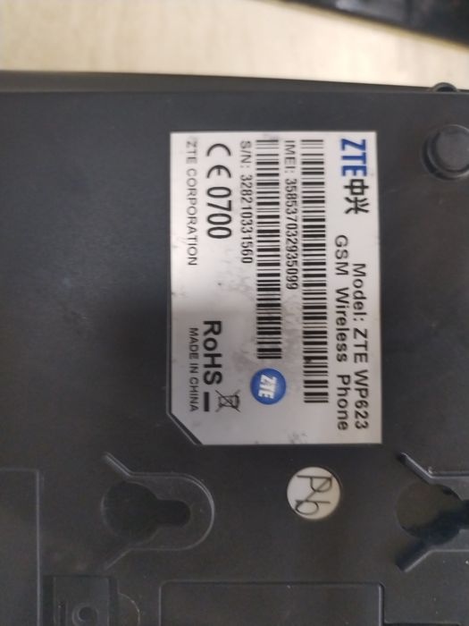 Telefon fixo mobil cartela gsm zte wp623