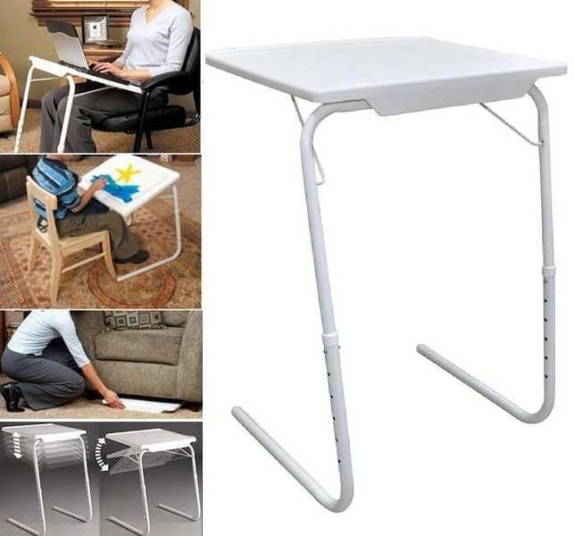 Мултифункционална маса тип чин, за лаптоп, учене и хранене