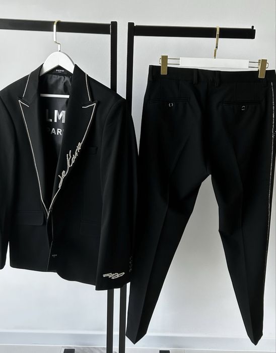 Мъжки костюм черен Balm