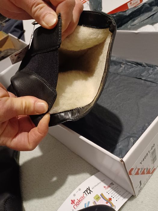 Cizme de damă din piele Rieker