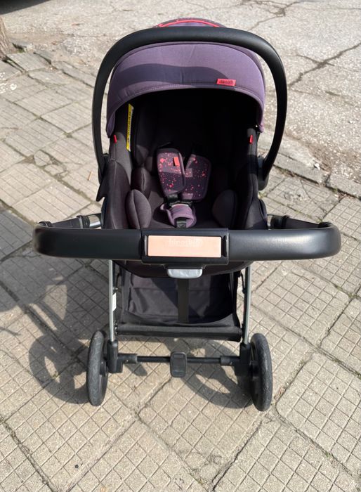 Детска количка Chipolino - Елит, 3 в 1, люляк