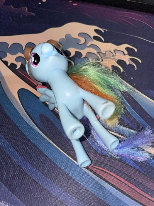My little pony Радуга с питомцем