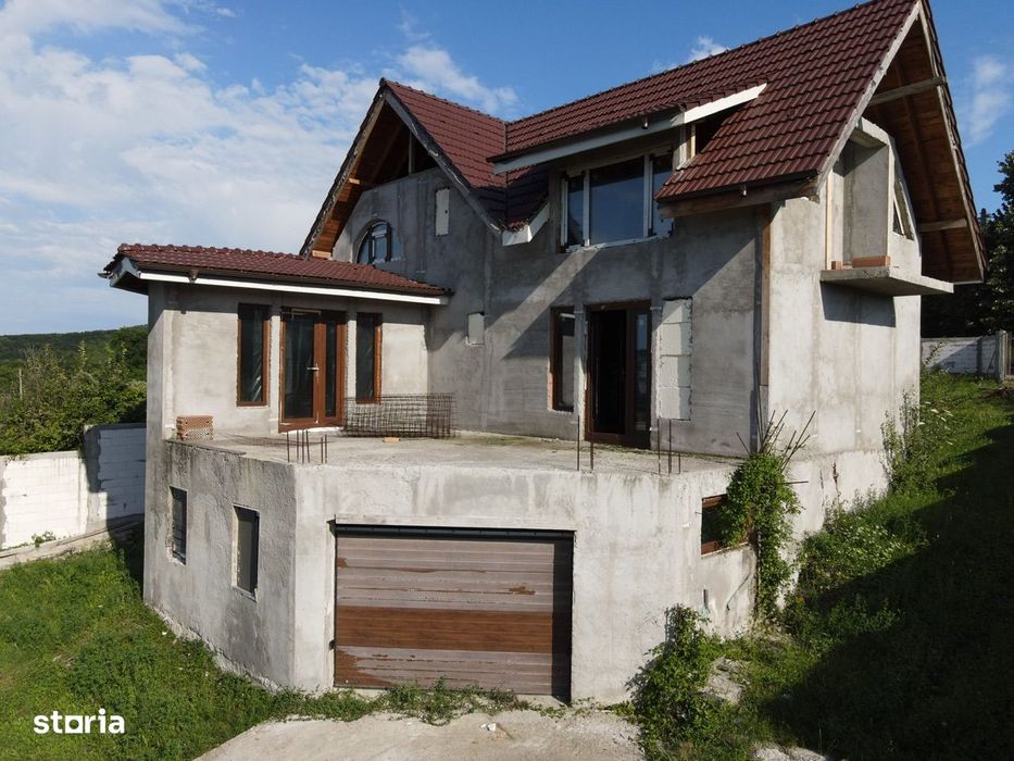 Vând casă în construcție, 303 mp construiți, Măgura D+P+M, jud. Buzău