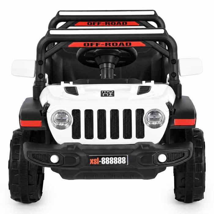 ТОП ЦЕНА!НОВО!Акумулаторен джип Tango WHITE с 12 V батерия,USB,Функция люлеене