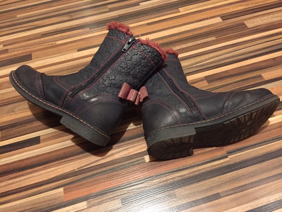 Cizme de piele marime 28