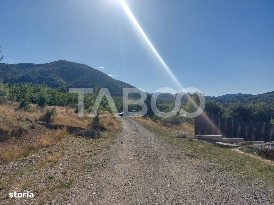 Teren intravilan 600 mp front stradal 16 m zona Muncel Cisnadie