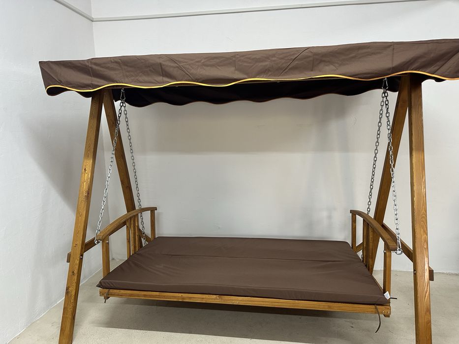 Люлееща се пейка 2в1, холивудска люлка Outsunny