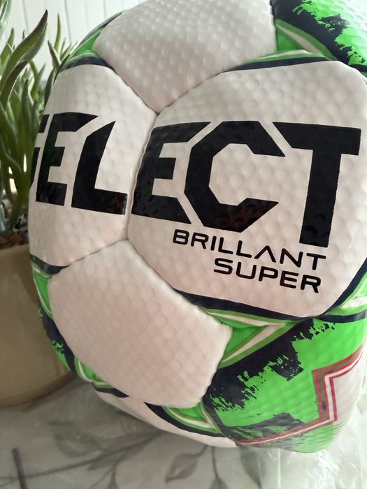 Minge Fotbal Select Brillant Super Mărimea 4 (Originală, Cusută Manual)