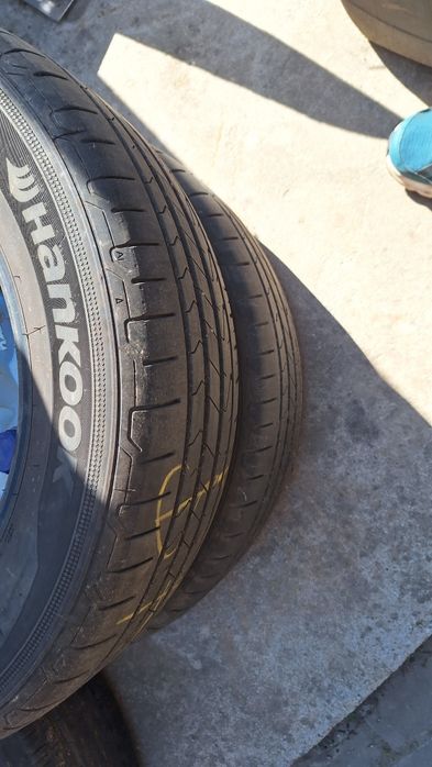 Set 4 anvelope Continental si Hankook 215 65 R17 vara dot 2024 si 2021