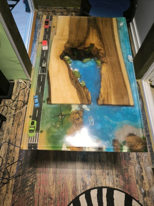 Mese de cafea din rășină