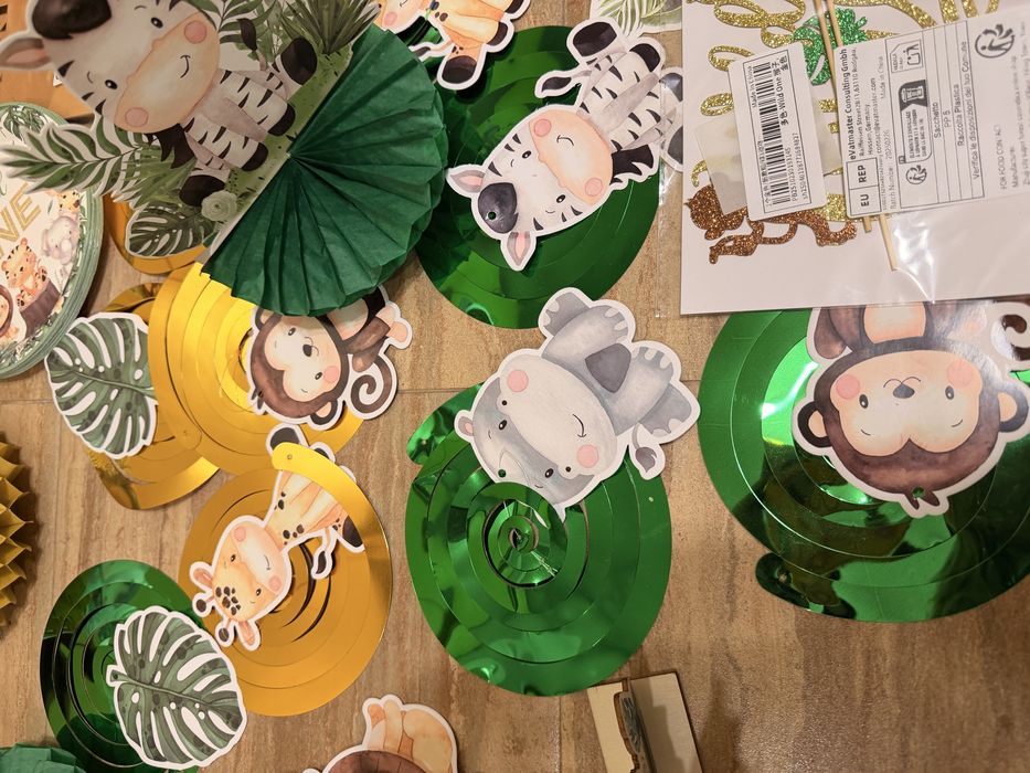 Украса Джунгла за детски рожден ден