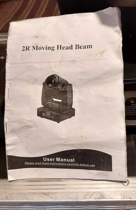 Moving Head Beam 2R doua bucati + case