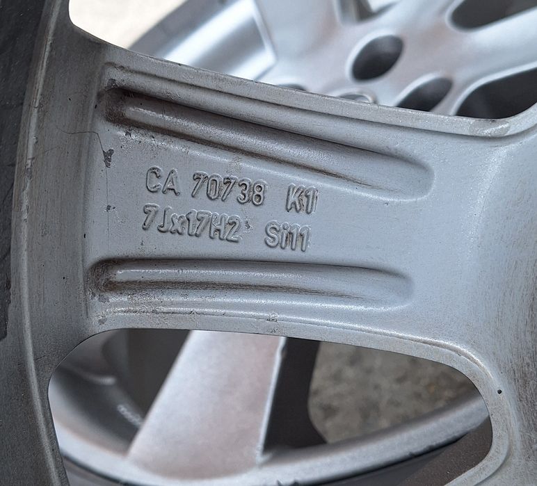 Джанти с гуми 5х112 R17