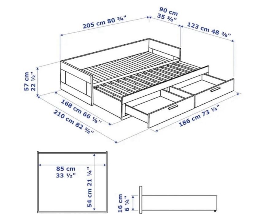 Кровать IKEA Бримэнс
