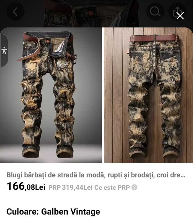 Blugi Rupti Vintage